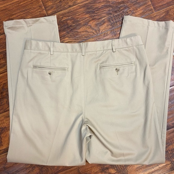 Lands' End Comfort Waist No Iron Chino Pants 40 - Picture 3 of 9